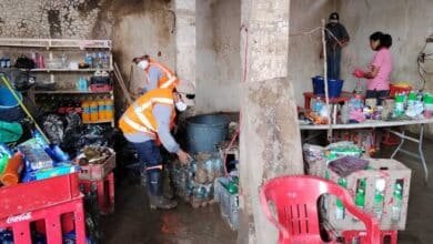 brigada yucateca ya trabaja en poza rica en zonas afectadas por inundaciones