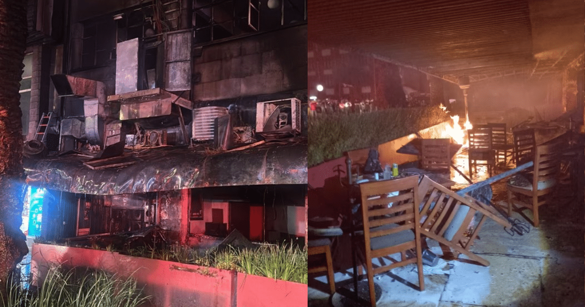 Cápsula de pánico Se incendia restaurante ‘La Soldadera’ frente al Monumento a la Revolución