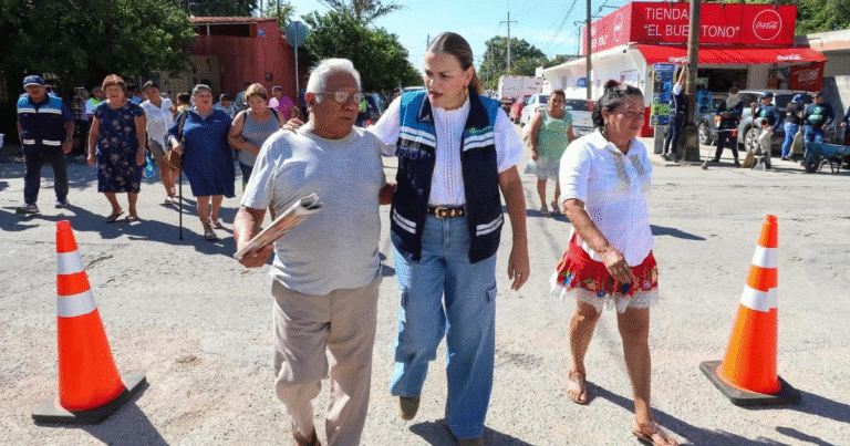 cecilia patrón encabeza el megaoperativo de limpieza 11 en mayapán