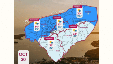 clima en yucatán ambiente cálido por día y frío por la noche