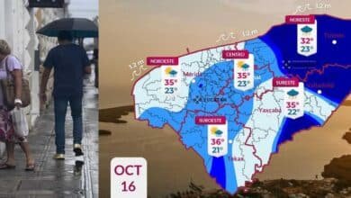 clima en yucatán lluvias en algunas regiones
