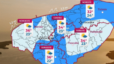 clima en yucatán se espera el ingreso de un frente frío en los próximos días