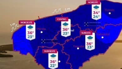 Clima en Yucatán: se espera lluvia en el transcurso del día