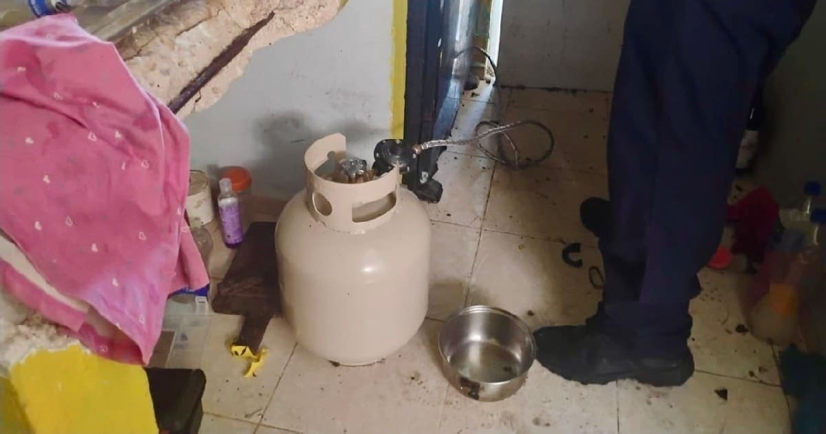 Mala instalación de tanque de gas provoca flamazo en casa de Kanasín