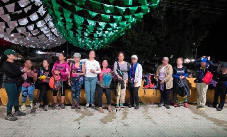 Trece turistas de Nuevo León son rescatadas tras extraviarse en la selva de Yucatán