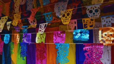 Día de Muertos significado de los colores del papel picado