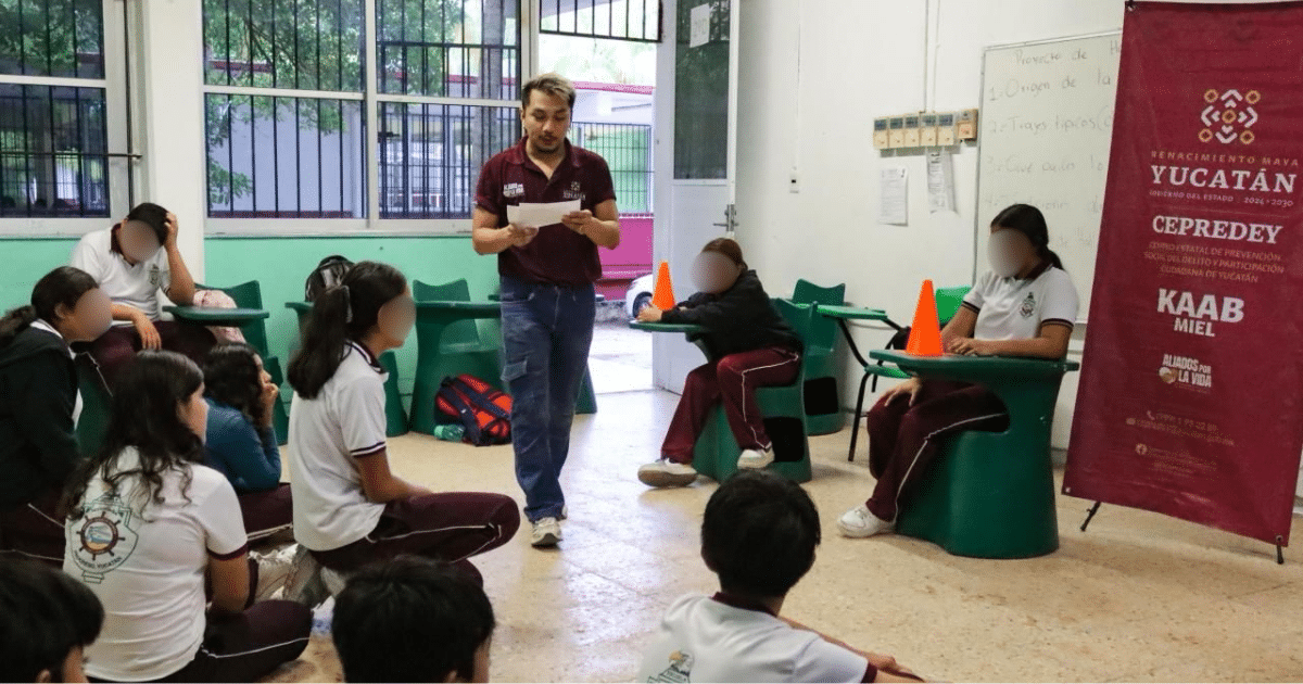 El programa del Cepredey busca prevenir riesgos y fomentar el bienestar socioemocional de jóvenes, madres, padres y docentes en municipios como Progreso, Yaxkukul, Ixil y Tekit