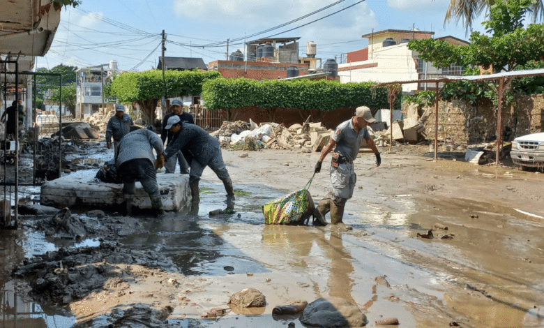 El Gobierno de México mantiene acciones para contribuir a restablecerlas condiciones de las zonas afectadas en Veracruz, Hidalgo y Puebla