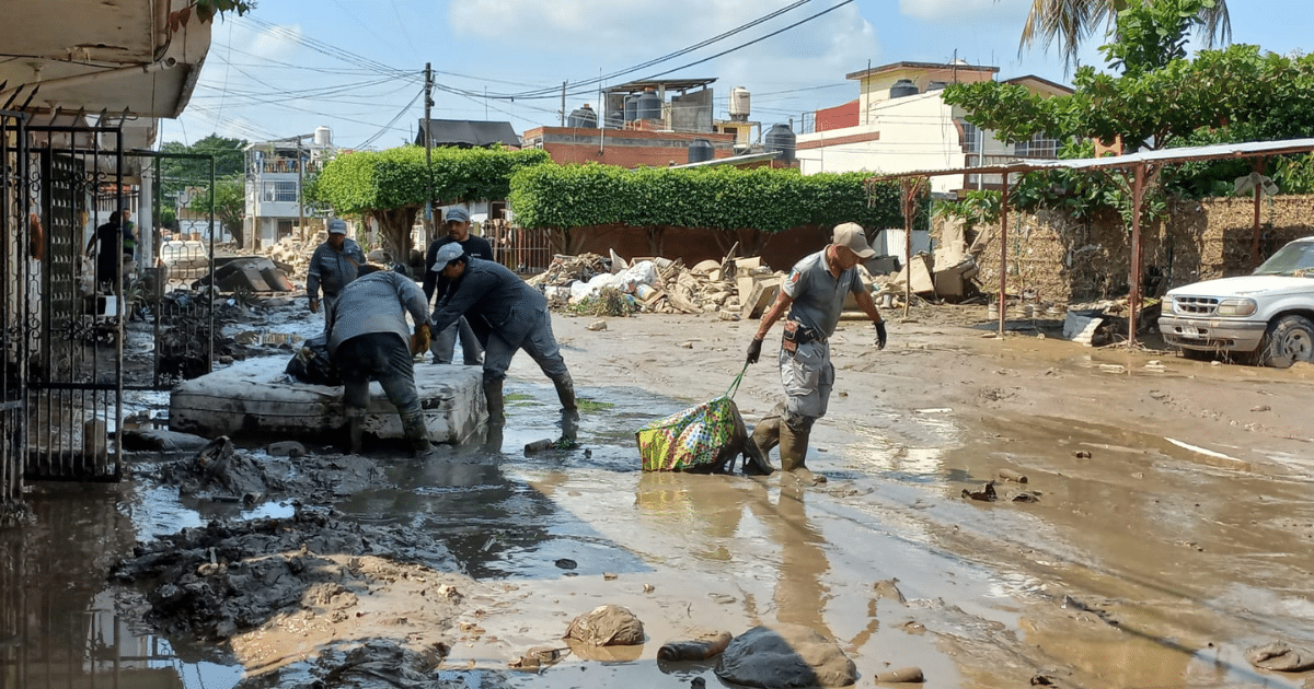 El Gobierno de México mantiene acciones para contribuir a restablecerlas condiciones de las zonas afectadas en Veracruz, Hidalgo y Puebla