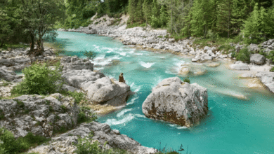El río esmeralda de los Alpes Soča, el paraíso de aventura de Eslovenia que escapó del turismo masivo (Foto por I feel Slovenia)