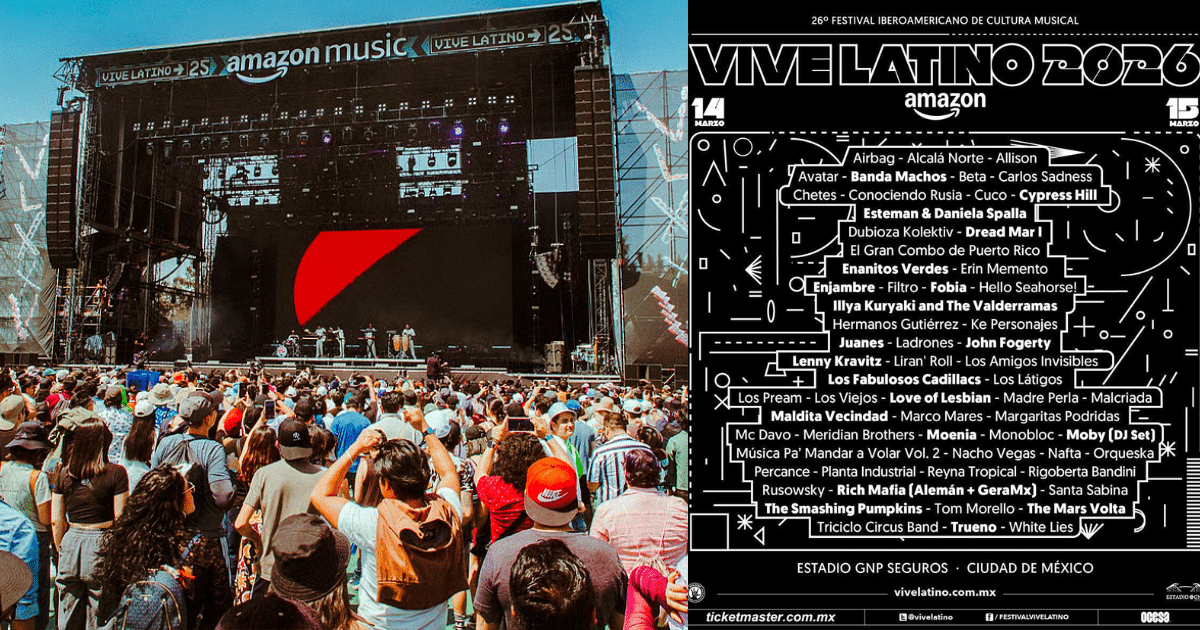 El Vive Latino 2026 anuncia un cartel histórico con Lenny Kravitz y Los Smashing Pumpkins