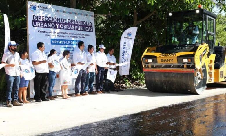 erik rihani impulsa la transformación de chelem con nuevas calles pavimentadas (2)