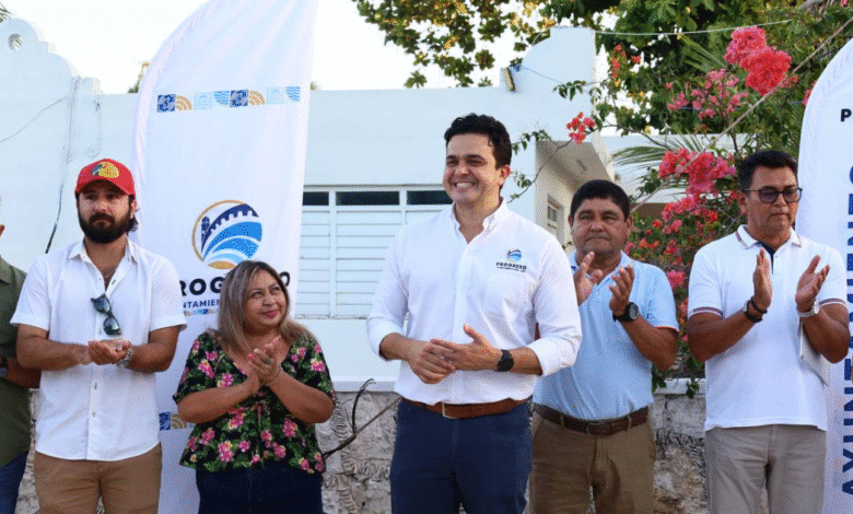 Erik Rihani refuerza la seguridad en Chicxulub con nuevas luminarias