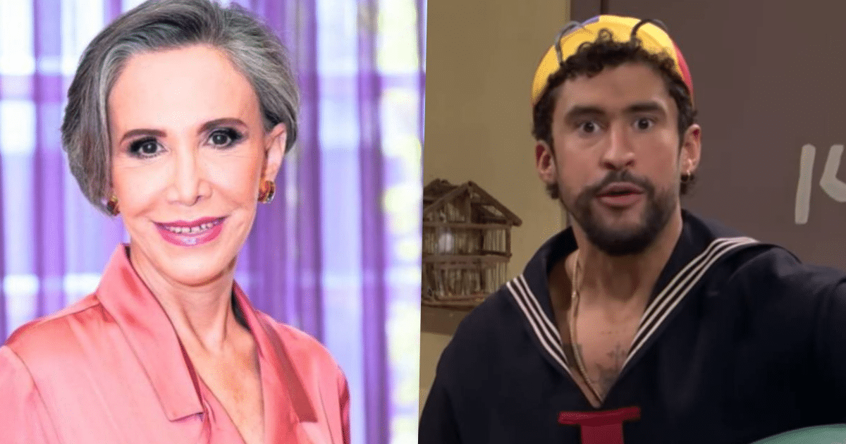 Florinda Meza reacciona al sketch de Bad Bunny sobre “El Chavo”