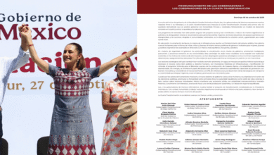 Gobernadores de Morena respaldan el liderazgo de Claudia Sheinbaum y los logros de su primer año de gobierno