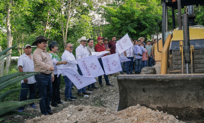 gobierno de yucatán impulsa el desarrollo agrícola en sudzal con riego solar y nuevos caminos rurales