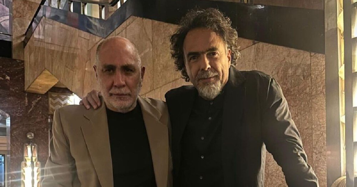 Guillermo Arriaga y Alejandro González Iñárritu se reconcilian (Foto de internet)