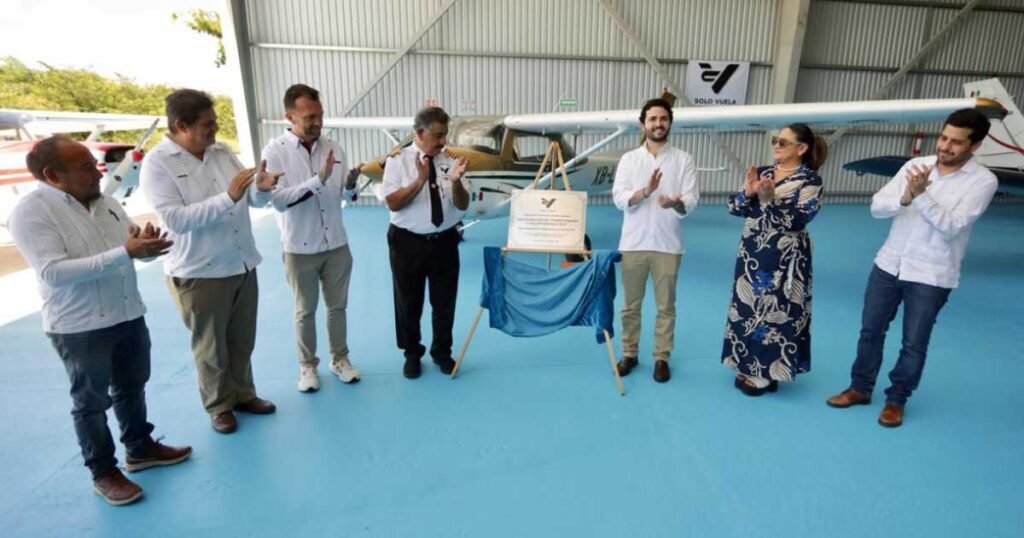 inauguran primer hangar y taller aeronáutico en el aeropuerto internacional de chichén itzá (3)