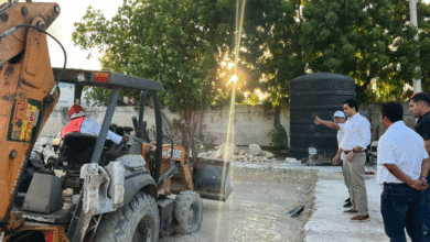 Inicia Erik Rihani construcción del cárcamo de agua potable en la colonia Vicente Guerrero