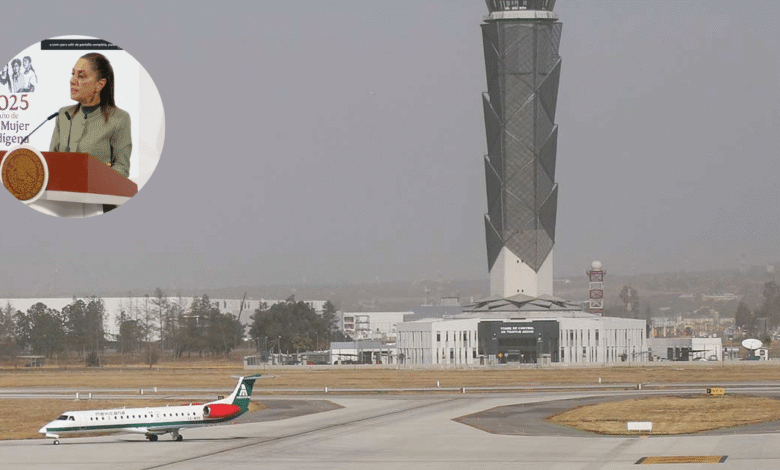 La defensa del AIFA Presidenta Sheinbaum rechaza la medida de EE. UU. y la califica de unilateral