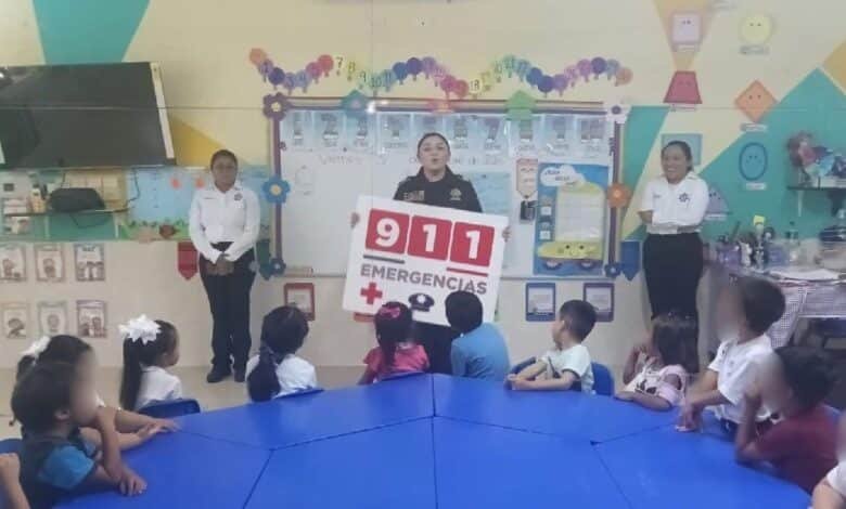 Fomentan cultura vial y de prevención entre la niñez de Tecoh.