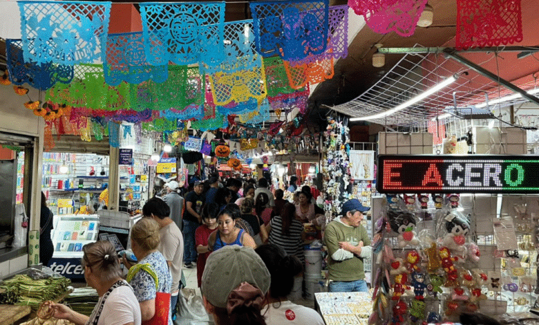 mercado lucas de gálvez, a reventar por las compras del día de muertos