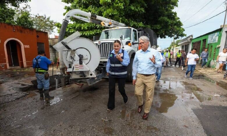 Cecilia Patrón intensifica servicios urbanos en Mérida ante temporada de lluvias