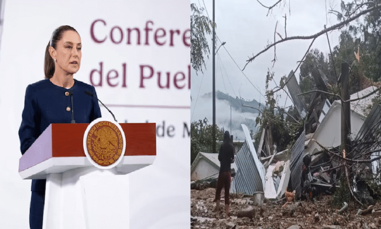 Sheinbaum presenta plan de 4 ejes para enfrentar emergencias por lluvias en México