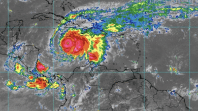 SRE alerta a mexicanos en Jamaica por el avance del huracán Melissa