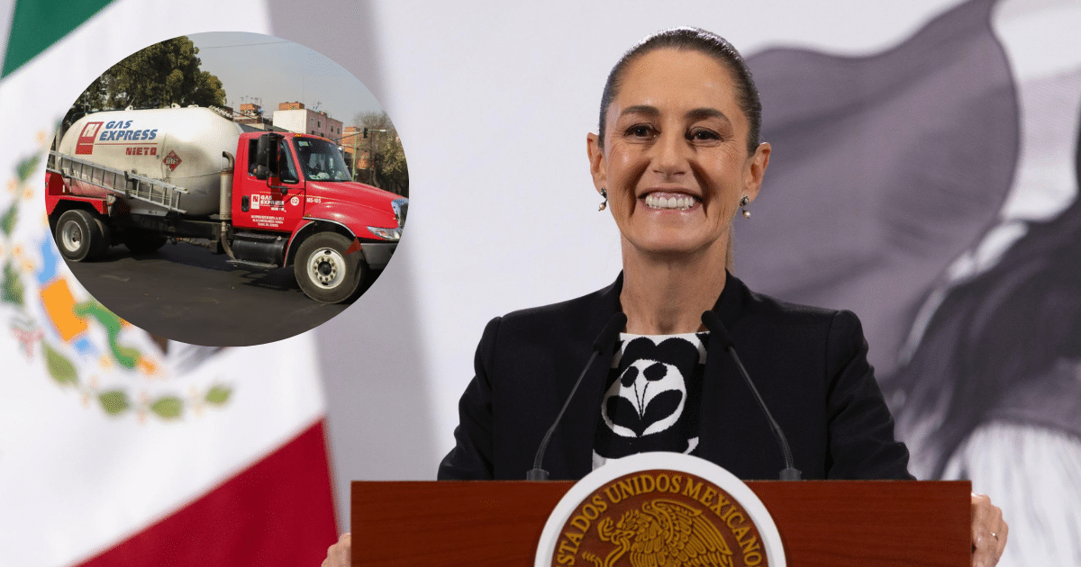 Transporte de gas LP con nuevas reglas, velocidad controlada y sin fugas, anuncia la presidenta Sheinbaum