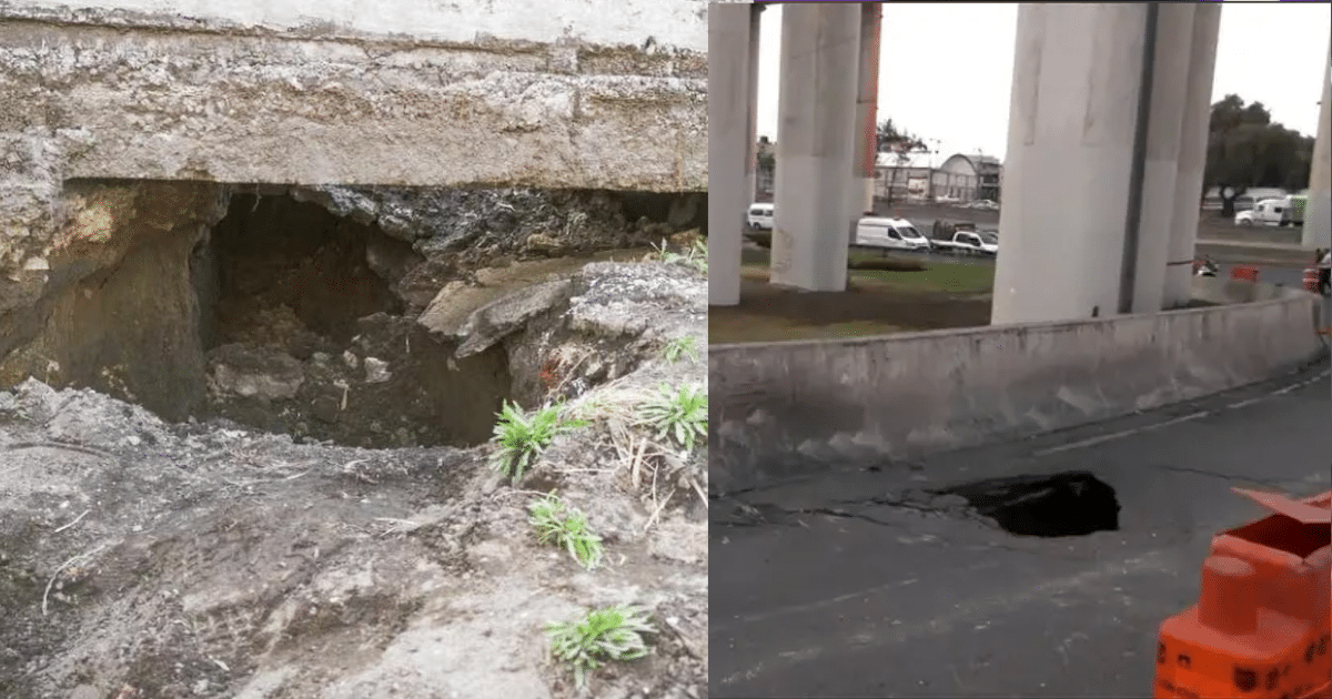 Una grieta de 138 metros se abre en el Puente de la Concordia y genera una nueva alerta (Foto por N+ y El Universal)