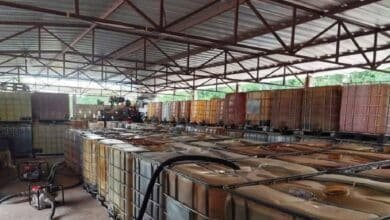 Clausuran bodega de huachicol en Seyé, Yucatán; aseguran 105 mil litros de diésel
