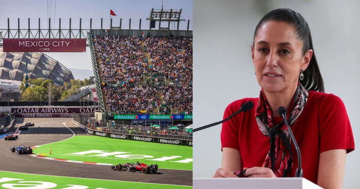 Ya no se dan recursos públicos para el GP de México Claudia Sheinbaum