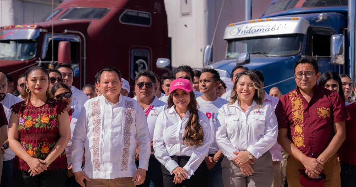 Yucatán envía 30 toneladas de ayuda humanitaria a estados afectados por lluvias