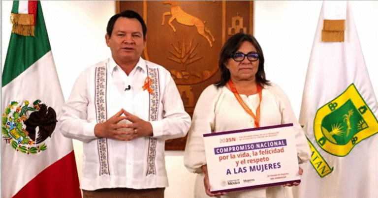25n joaquín díaz mena se conecta a “la mañanera del pueblo” para firmar un compromiso por las mujeres