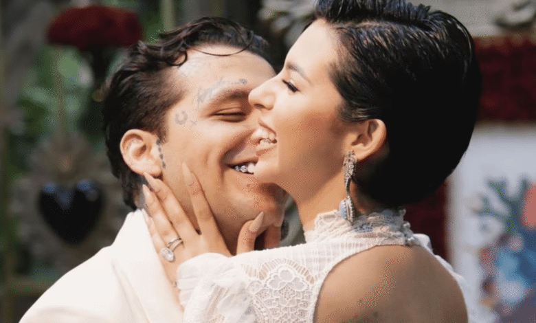 Ángela Aguilar confirma emocionada la fecha de su boda religiosa con Christian Nodal