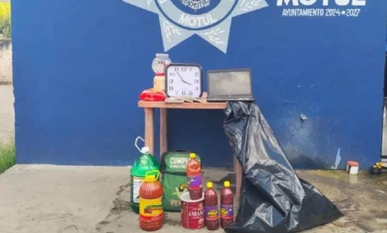 Dos menores detenidos en Motul, Yucatán, tras robar peculiar botín en primaria de Timul