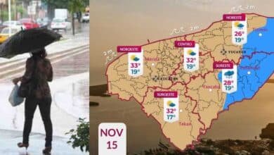 clima en yucatán se espera lluvia moderada por la tarde