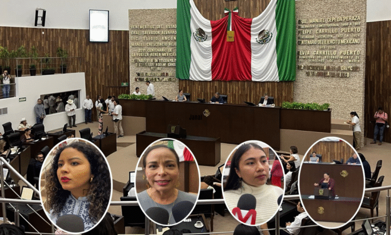 diputadas del congreso del estado condenan acoso contra la presidenta claudia sheinbaum