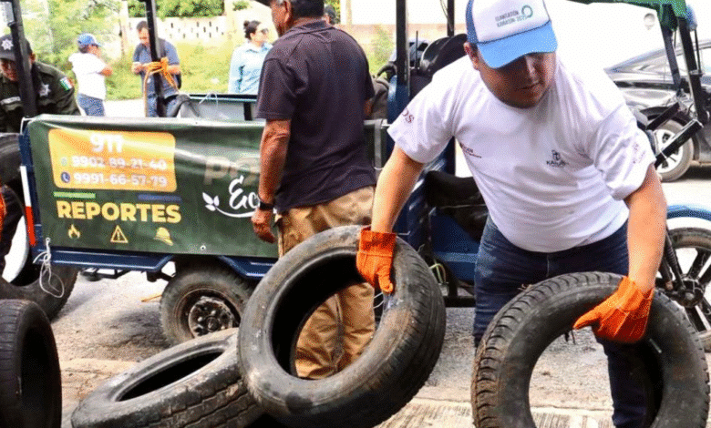 inicia llantatón kanasín 2025 para recolectar 5 mil llantas