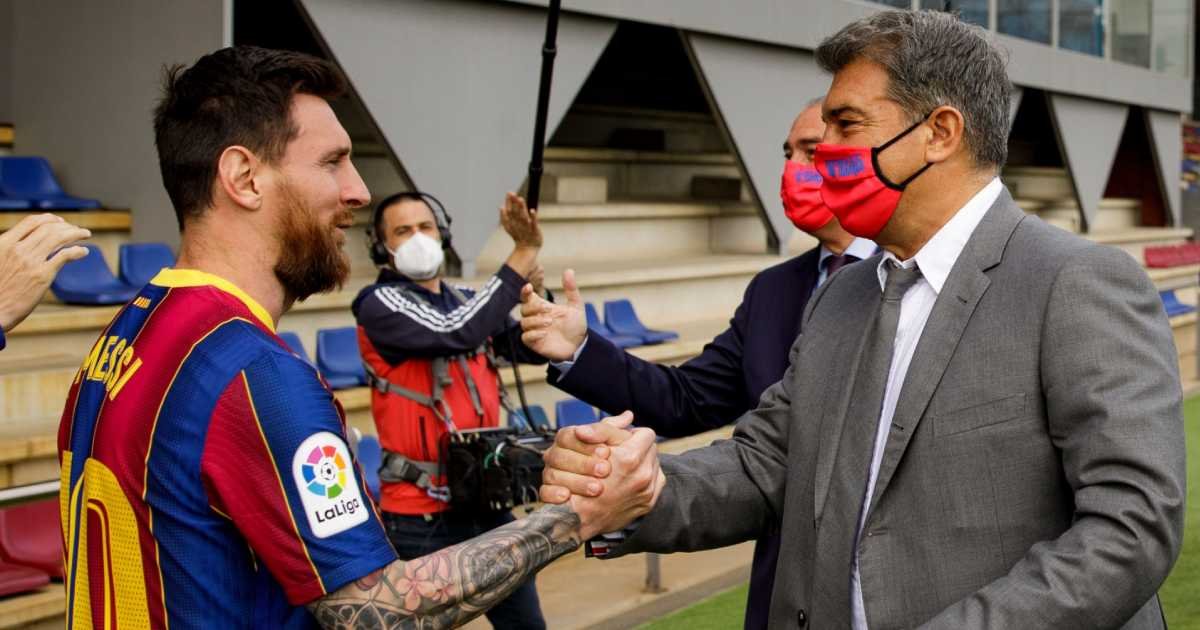 Joan Laporta habla del regreso de Messi al Barcelona