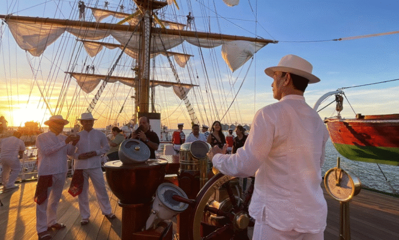 llega a yucatán el buque escuela cuauhtémoc