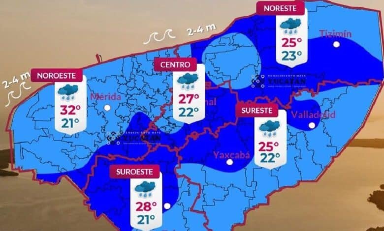 Clima en Yucatán: se espera un descenso de temperatura