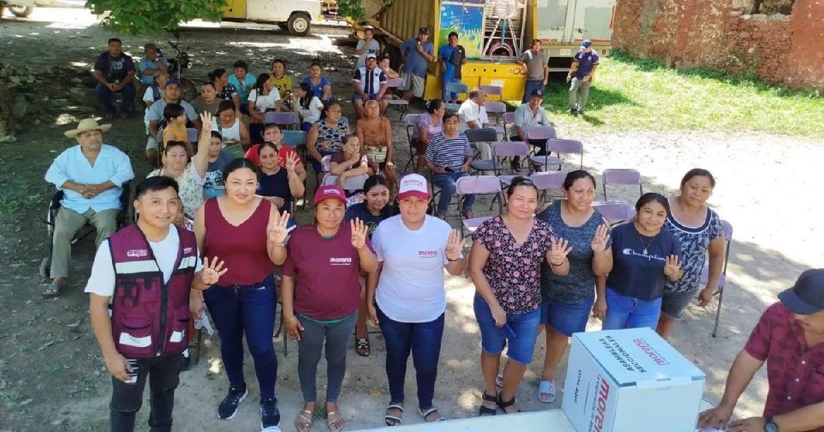 Morena refuerza presencia en territorio yucateco con 150 mil afiliaciones