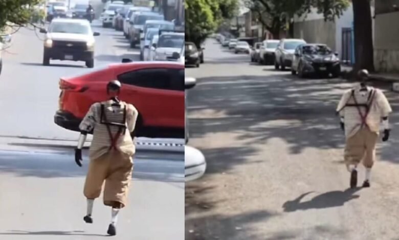 ¿Quién construyo el robot vestido del Chavo del 8? Muy querido en Ciudad Victoria (Foto de internet)