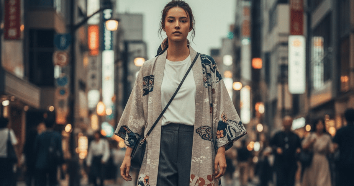 El haori, una prenda nacida en el Japón feudal como parte del atuendo samurái, se ha convertido en una pieza clave de la moda contemporánea.