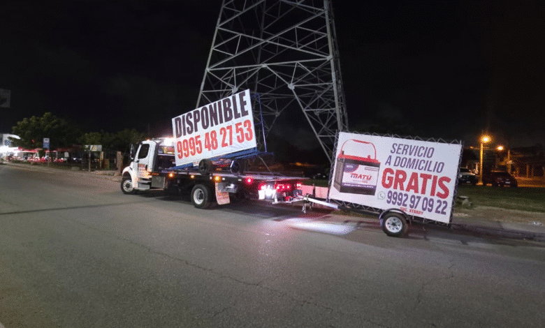 Fueron desmontados cuatro remolques publicitarios, seis vallas y 15 lonas instaladas fuera de la norma