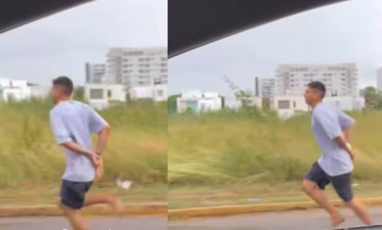 Aclaración sobre video de persona asegurada corriendo en plaza comercial al norte de Mérida