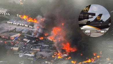 Tragedia en Kentucky Avión de carga de UPS se estrella al despegar en Louisville reportan 7 muertos