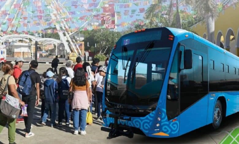 El Sistema de Transporte Público Va y Ven activará 7 rutas para la Feria Internacional Yucatán Xmatkuil 2025